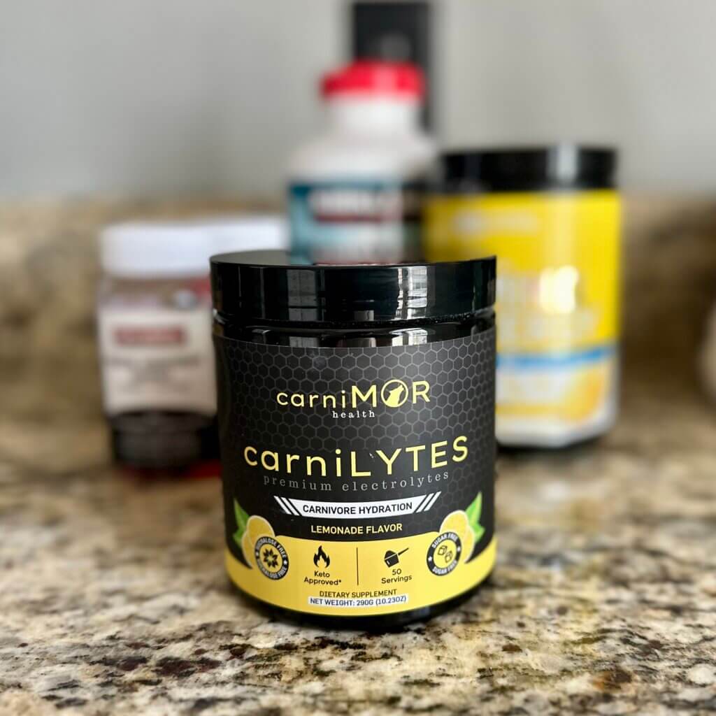 carnimor carnivore diet health supplements carnilytes electrolyte powder